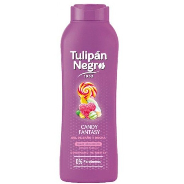 Tulipán Negro gel de baño y ducha Candy Fantasy 650 ml