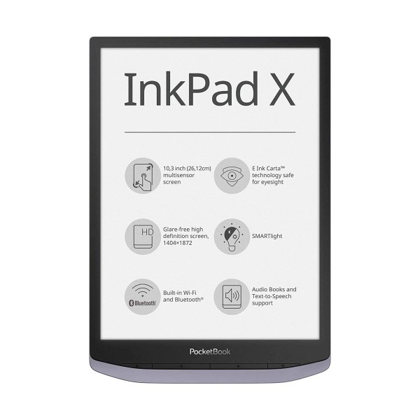 Pocketbook inkpad x metal grey / lector de libros electrónicos