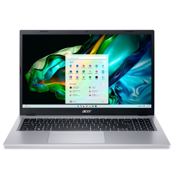Acer aspire 3 silver / 15.6" full hd / intel core i3-n305 / 8gb ddr5 / 512gb m2 nvme / windows
